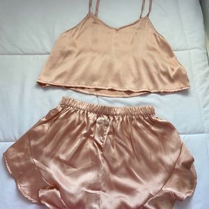 2 Piece Rose Gold PJ Set
